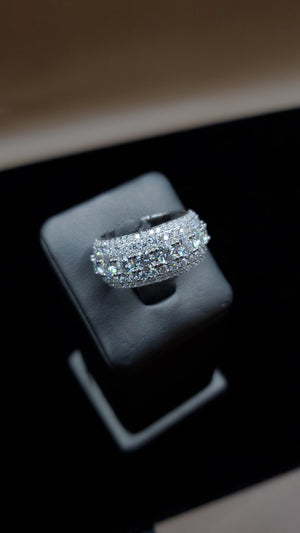 Men Moissanite Diamond Ring