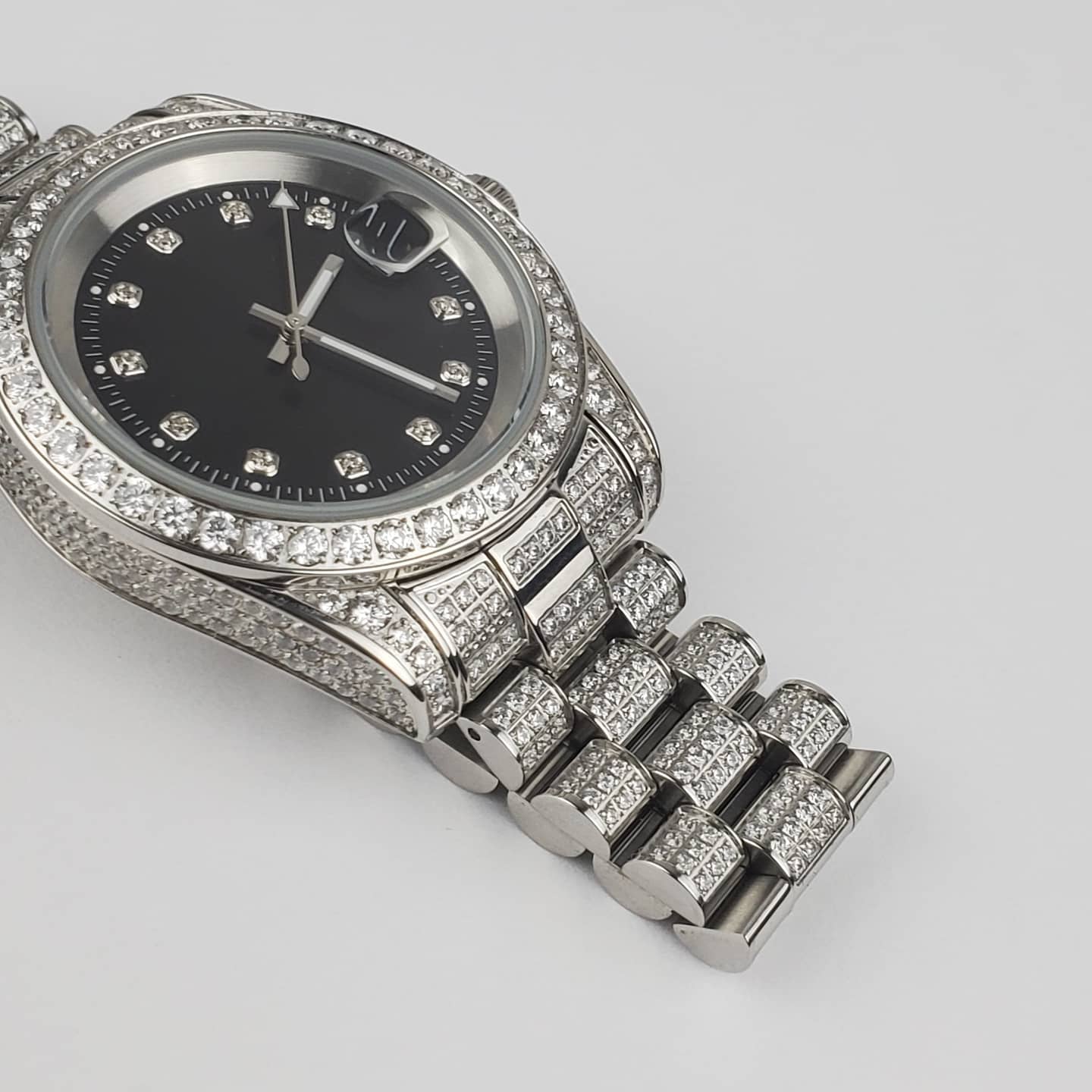 PRL Bust-down Black Face Quartz Watch