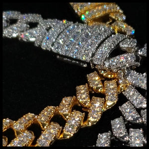 Marquise Diamond Cuban Link Chain