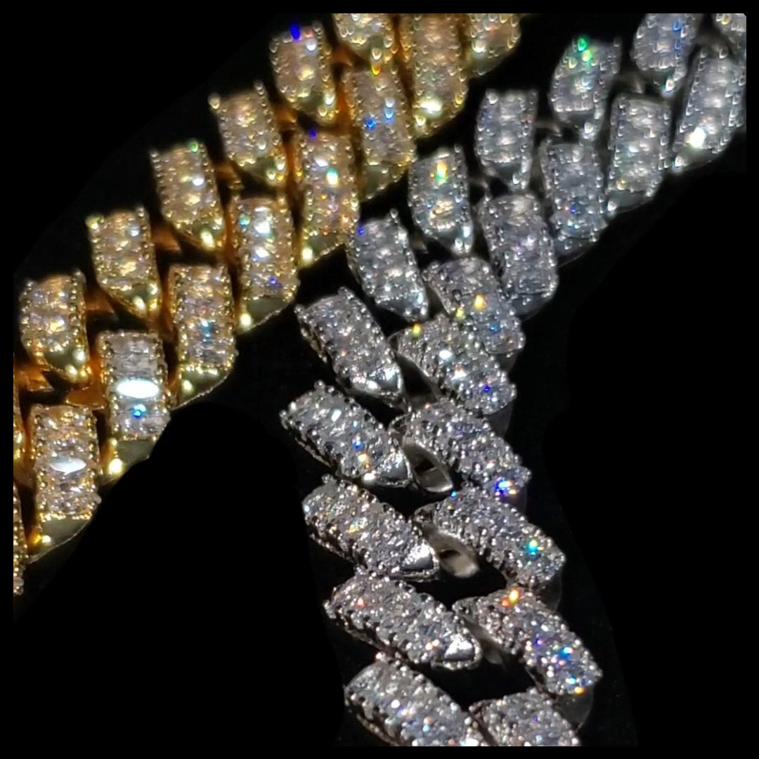 Marquise Diamond Cuban Link Chain