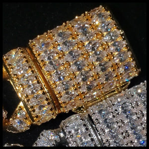 Marquise Diamond Cuban Link Chain