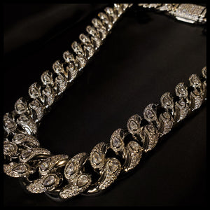 19mm Bandana Hemp Cuban Link Chain